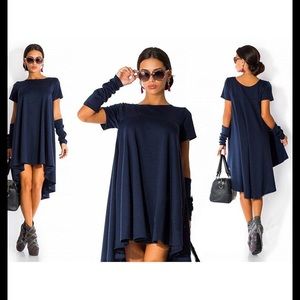 🎉HP🎉Navy Summer Midi Dress Stylish